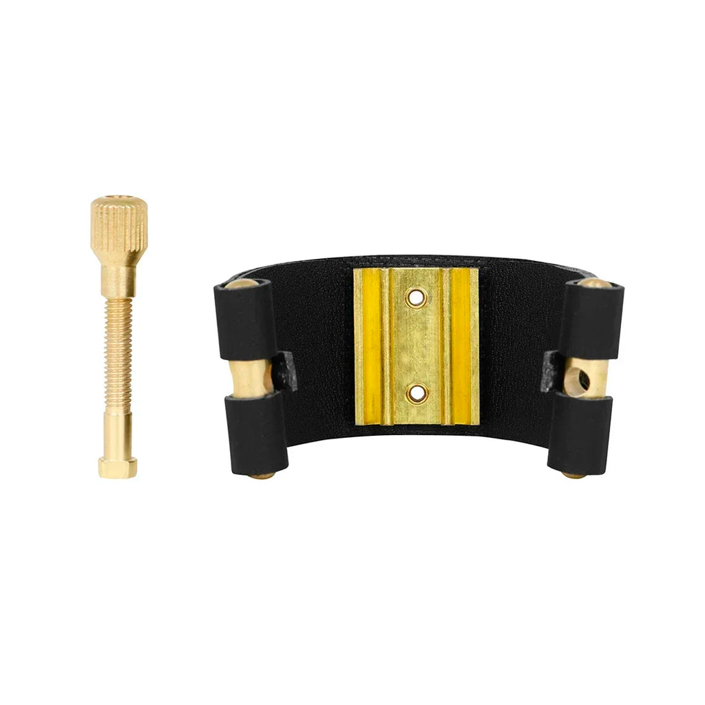 Saxophone Clarinet Mouthpiece Ligature And Cap Alto Soprano Tenor Sax Leather Buckle Clamp Clip Woodwind Musical Instrument Part