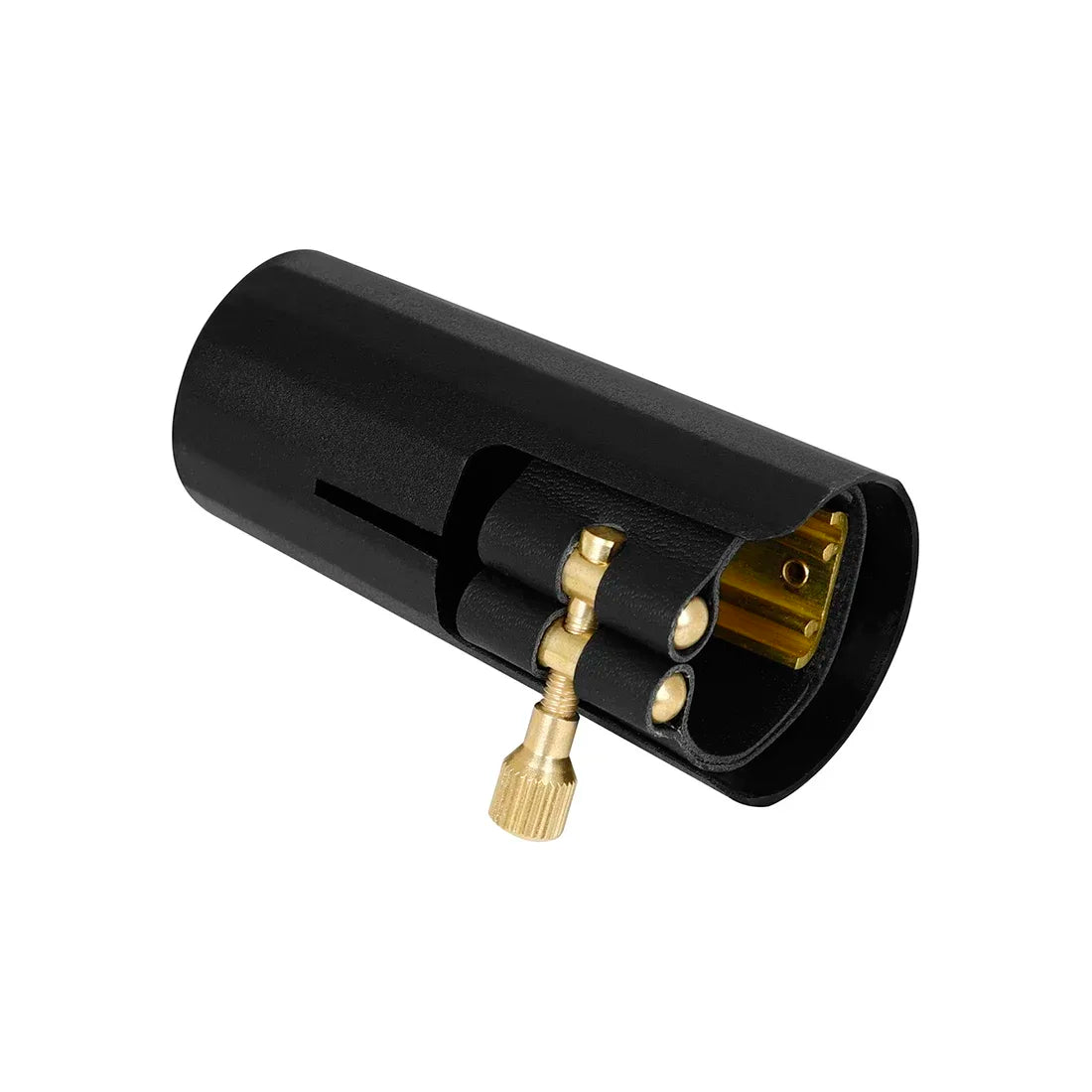 Saxophone Clarinet Mouthpiece Ligature And Cap Alto Soprano Tenor Sax Leather Buckle Clamp Clip Woodwind Musical Instrument Part
